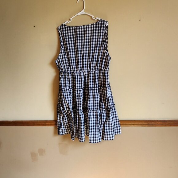 SHEIN - Frill Trim Gingham Dress 4XL (20) New - Picture 5 of 6